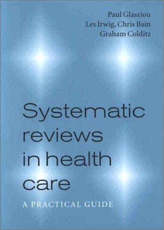 Systematic reviews in health care
