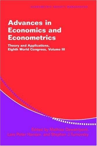 Advances in economics and econometrics