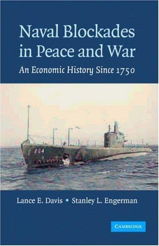 NAVAL BLOCKADES IN PEACE AND WAR: AN ECONOMIC HISTORY SINCE 1750