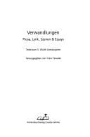 Verwandlungen