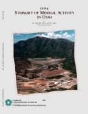 1996 summary of mineral activity in Utah