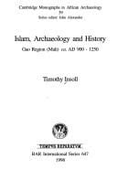 Islam, archaeology, and history