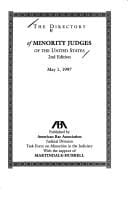 The directory of minority judges of the United States
