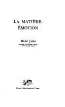 La matière-émotion