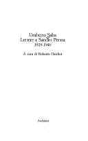 Lettere a Sandro Penna, 1929-1940