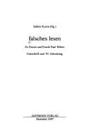 Falsches lesen
