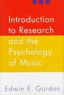 Introduction to research and the psychology of music