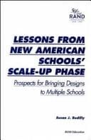 Lessons from New American Schools' scale-up phase