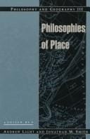 Philosophy and geography III