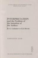 Interpretation and the problem of the intention of the author