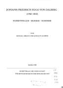 Johann Friedrich Hugo von Dalberg, 1760-1812