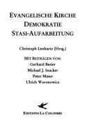 Evangelische Kirche, Demokratie, Stasi-Aufarbeitung