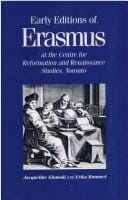 Annotated catalogue of early editions of Erasmus at the Centre for Reformation and Renaissance Studies, Toronto