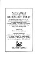 Antología comentada de la Generación del 27