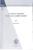Langue et langues
