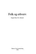 Folk og erhverv