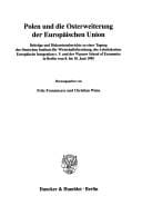 Polen und die Osterweiterung der Europäischen Union