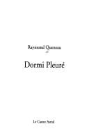 Dormi pleuré