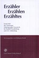 Erzähler - Erzählen - Erzähltes