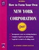 How to form your own New York corporation