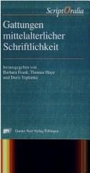 Gattungen mittelalterlicher Schriftlichkeit
