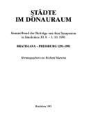 Städte im Donauraum