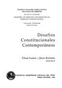 Desafíos constitucionales contemporáneos