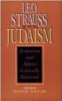 Leo Strauss and Judaism