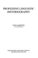 Professing linguistic historiography
