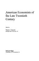 American economists of the late twentieth century
