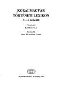 Korai magyar történeti lexikon
