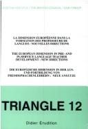La dimension européenne dans la formation des professeurs de langues