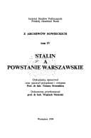 Stalin a powstanie warszawskie