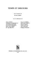 Temps et discours