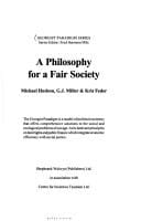 A Philosophy for a Fair Society