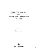 Catalogo storico della editrice Vita e pensiero