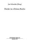 Herder im "Dritten Reich"