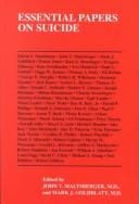 Essential papers on suicide