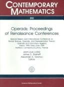 Operads: Proceedings of Renaissance Conferences: Special Session and International Conference on Moduli Spaces, Operads, and Representation ... Mathematics) (English and French Edition)