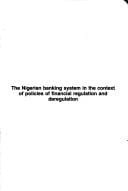 The Nigerian banking system in the context of policies of financial regulation and deregulation