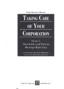Taking Care of Your Corporation
