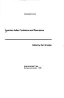 American Indian Persistence and Resurgence (a boundary 2 book)