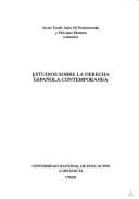 Estudios sobre la derecha española contemporánea