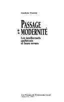 Passage de la modernite