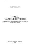 Italia nazione difficile