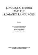 Linguistic theory and the Romance languages