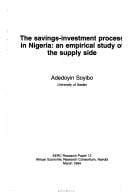 The savings-investment process in Nigeria