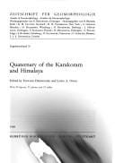 Quaternary of the Karakoram