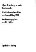 Mein Arbeitstag, mein Wochenende