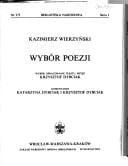 Wybór poezji